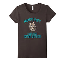 Sorry I Can't I Have Plans With My Cat Cute Cat Gift Shirt