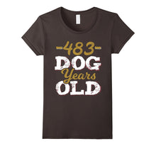 483 Dog Years Old T-Shirt Funny 69th Birthday Gag Gift