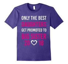 Promoted to Big Sister Shirt 2018 Hearts