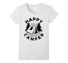 Happy Camper T-Shirt Funny Camping Shirts Cool Tees Tent