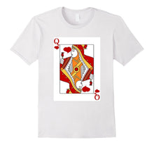 Deck of Cards Halloween Queen of Hearts Couple Costume Shirt