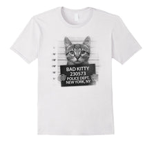 Mr Furrypants Kitty Cat Mugshot Catnip Made Me Do It T Shirt
