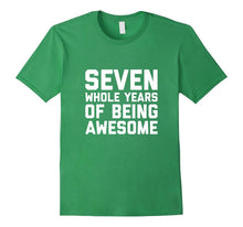 7th Birthday Shirt Gift Age 7 Year Old Boy Girl Tshirt Tee