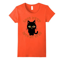 Cute Scary Cat Halloween T-Shirt