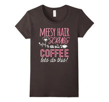 Nurse Shirt Messy Hair Scrubs Coffee Nurse Life Gift T-Shirt