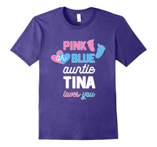 Aunt Tina Baby Shower Reveal Shirts Gender Reveal Tshirt