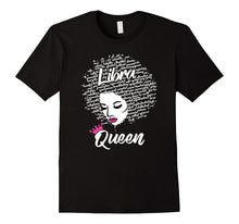 Libra Zodiac Birthday Afro Gift T-Shirt for Black Women