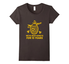 15th Wedding Anniversary Tee Shirt Marriage Gift for Couples