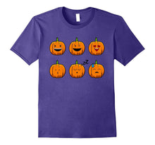 Emoji Pumpkin T Shirt Funny Faces Halloween Thanksgiving