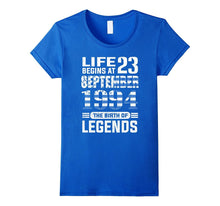 23th Birthday T-Shirt Made in 1994 Life Begins Shirt
