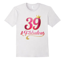 39th Birthday Queen Fabulous 39 Years Old T-Shirt