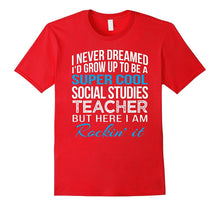 Super Cool Social Studies Teacher T Shirt Funny School Gift