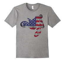 Dirt Bike American Flag T-Shirt | Motocross Enduro Shirt