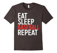 Eat Sleep Baseball Repeat T-Shirt Funny Sport Game Gift