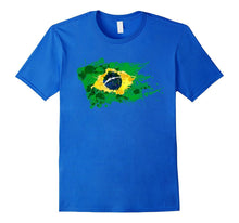 Brazil Splash Flag Tourist T-Shirt