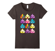 I Love Poop Rainbow Shirt Funny Poop Emoji Shirts Gifts