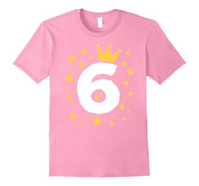 Kids Birthday Number Age 6 Year Boy Girl King Queen T Shirt