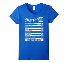 Scorpio Guy Facts T-Shirt Born in November Birthday Gifts