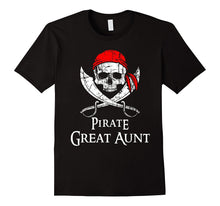 Pirate Great Aunt Family Jolly Roger Skull T-Shirt