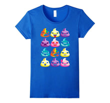 I Love Poop Rainbow Shirt Funny Poop Emoji Shirts Gifts