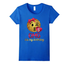 OMG It's My Birthday Emoji Shirt - Girls 5th Birthday Shirt
