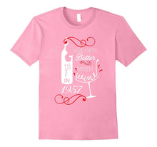 60th Grandma Birthday Shirts | Better With Wine Born in 1957