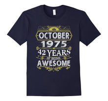October 1975 - 42th Birthday Funny Tshirt