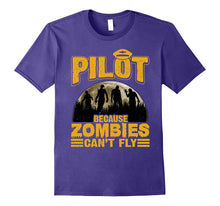 Pilot Because Zombies Can't Fly Funny Halloween T-Shirt