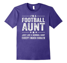 Football Aunt Just Like a Normal Aunt Much Cooler Shirt