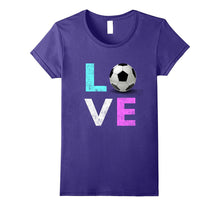 Girls Love Soccer Best Fun Birthday Gift TShirt