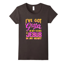 FUNNY GLITTER IN MY VEINS JESUS IN MY HEART T-Shirt Gift