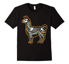 Funny Halloween Llama Skeleton Shirt - Llamaween Gift