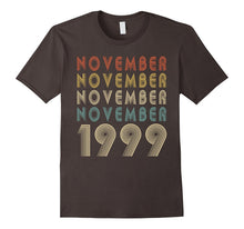 Retro Classic Vintage NOVEMBER 1999 - 18th Gift 18 Years Old