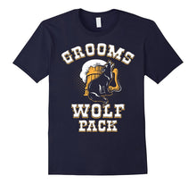 Mens Groom's Wolf Pack Bachelor Party T-Shirt
