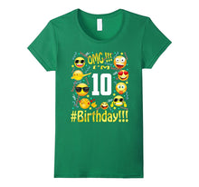 Funny 10 Years Old 10th Birthday Emoji Shirt Gifts 2007 Cute