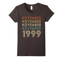 Retro Classic Vintage NOVEMBER 1999 - 18th Gift 18 Years Old