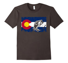 Colorado Flag Shirt With Fly Fishing Design for Mens