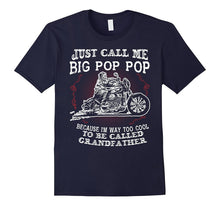 Just Call Me Pop Pop Biker Grandfather T-Shirt