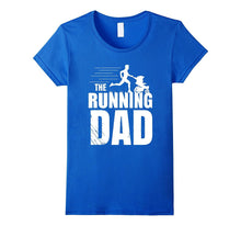 Mens Running Dad T-Shirt Walking Dad Gift Father's Day