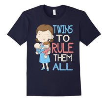 New Twin Mom T-Shirt for Women, New Parents, & Twin Mothers