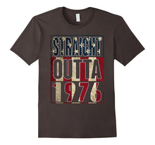 41th Birthday Straight Outta 1976 American Flag T Shirt