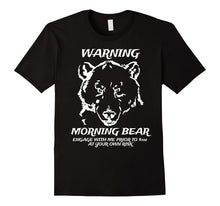 Funny Not a Morning Person Grumpy Morning Bear Shirt