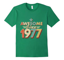 Awesome Since 1977 Vintage T-Shirt 40 Yrs Old 40th Birthday