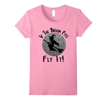 Halloween T-Shirt if the Broom Fits Ride It Witch Shirt