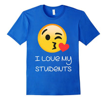 I Love My Students Tshirt for Teachers Emoji Hearts Love