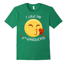 I Love My 8th Graders Grade School Teacher Emoji T Shirt