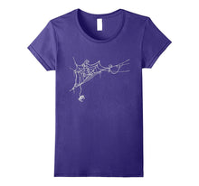 Halloween Spider Web Spooky Costume T-Shirt | White