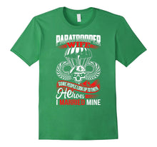 Paratrooper Wife. Funny Army T Shirts for Women Love Husband