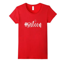 16th Birthday Shirt Gift Hashtag Milestone Sixteen 16