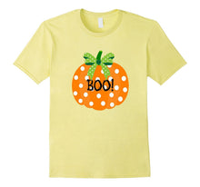 Preppy Pumpkin Halloween T Shirt Boo Polka Dots